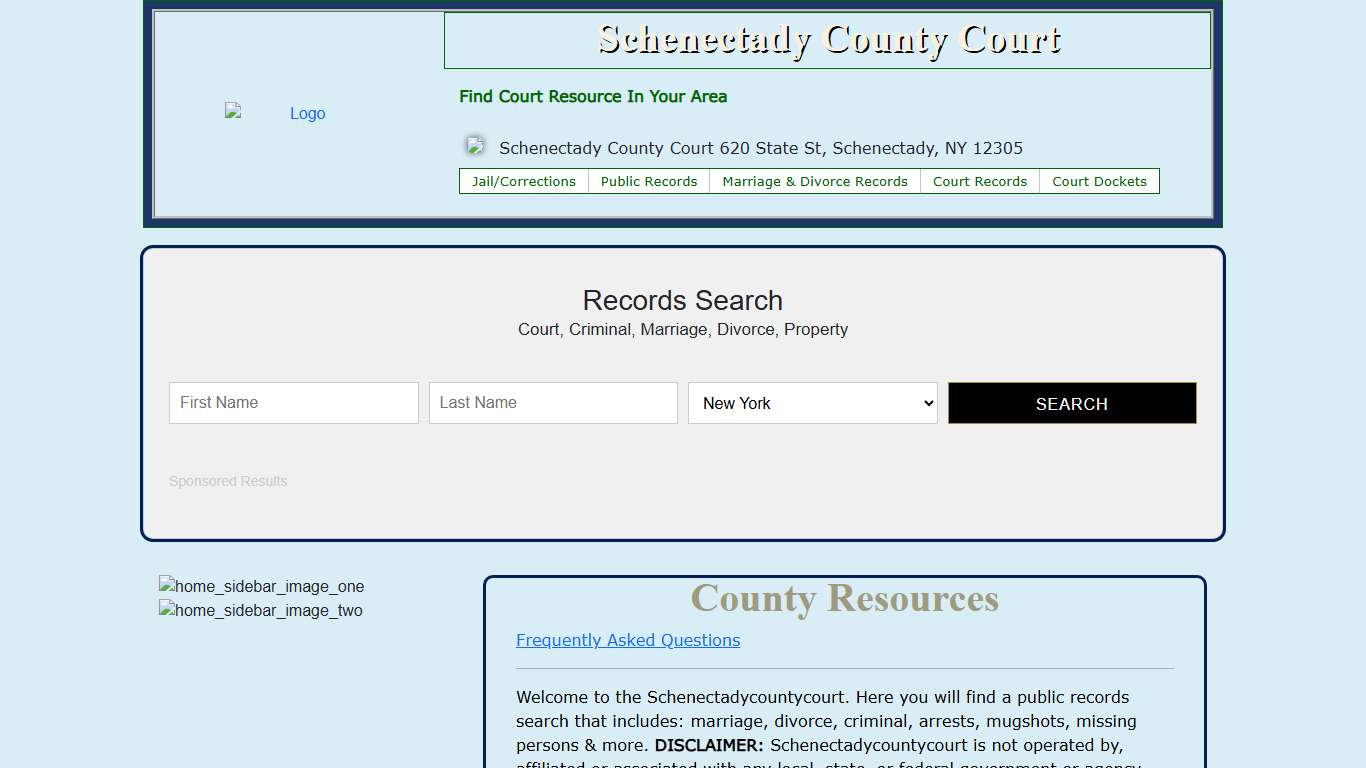 Schenectady County Court Find County Court Records